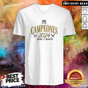 Official Sultanes De Monterrey Lmb 2024 Campeones V-Neck