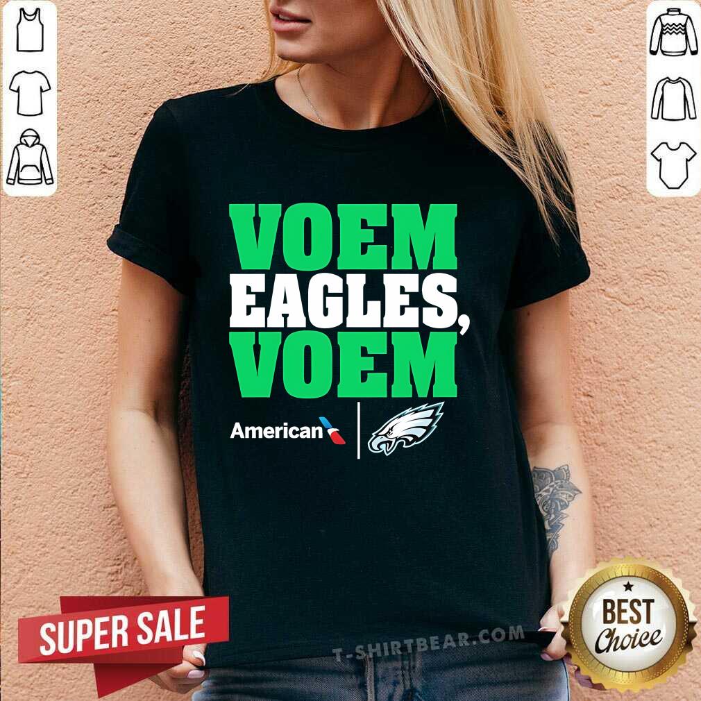 Official Voem Eagles Voem American V-neck