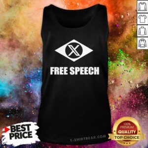 Original Eduardo Bolsonaro Wearing X Free Speech Tank-top