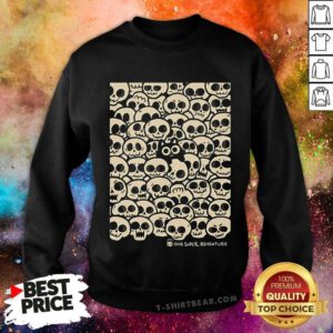 Original Sarah Graley Our Super Adventure Skull Cat Sweatshirt