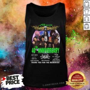 Premium Poison Band 40th Anniversary Tank-top