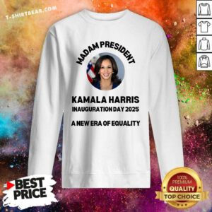 Premium Simple Kamala Harris 2024 Walz Era Equality Inauguration Day Sweatshirt