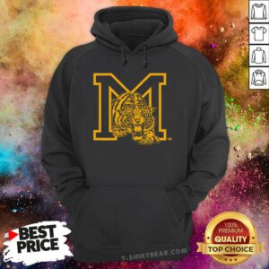Premium Vintage Grey Missouri Monogram Hoodie