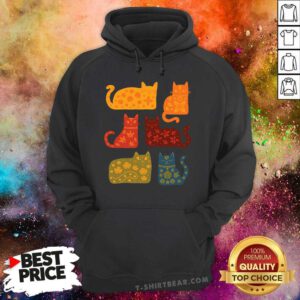 Pretty Cute Autumnal Kitties Hoodie