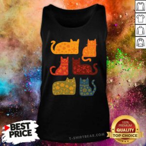 Pretty Cute Autumnal Kitties Tank-top
