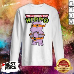 Pretty Teenage Moodeng Ninja Hippo Sweatshirt