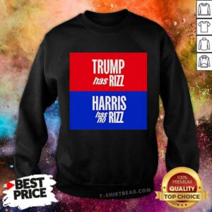 Pretty Trump Has Rizz Harris Has No Rizz Sweatshirt