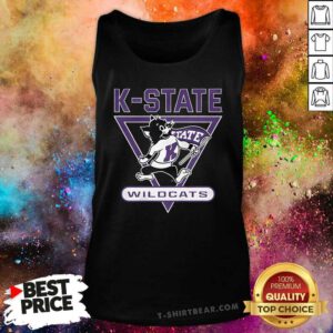 Pretty Vintage Grey K-State Victory Tank-top