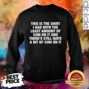 Top This Is The Shirt I Had With The Least Amount Sweatshirt