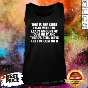 Top This Is The Shirt I Had With The Least Amount Tank-top