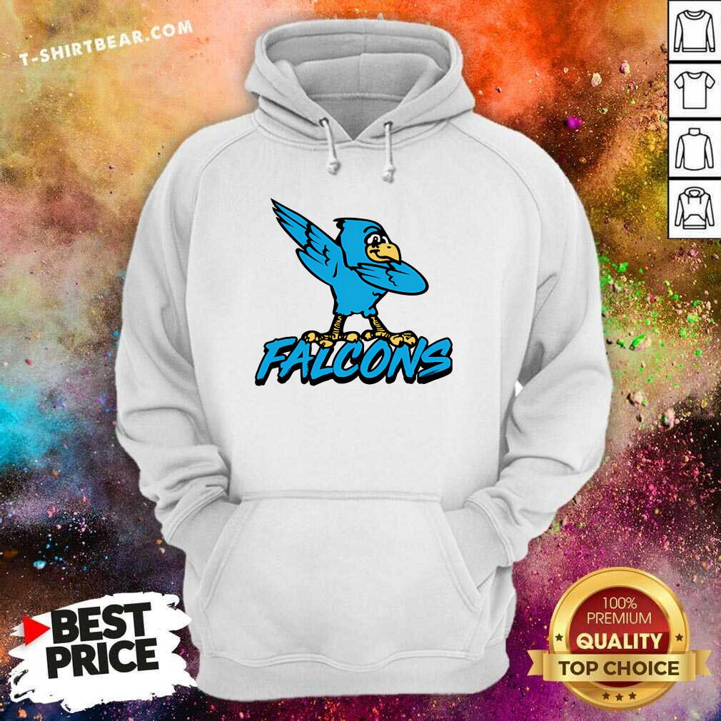 Funny Ft Wright Falcons Mascot Dab Hoodie