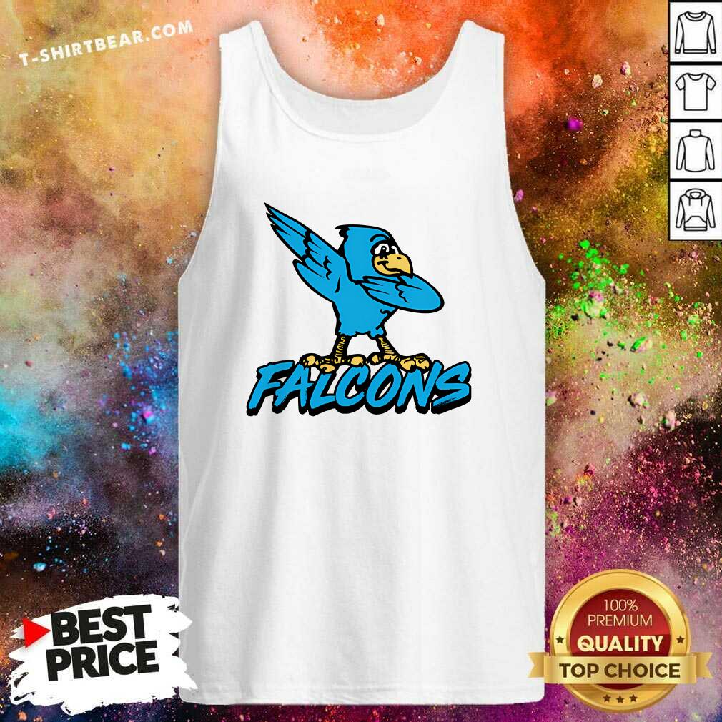 Funny Ft Wright Falcons Mascot Dab Tank-top