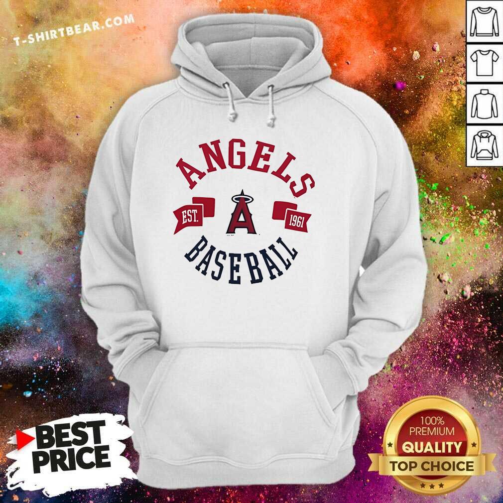 Funny Los Angeles Angels G-III 4her By Carl Banks Team Logo Hoodie