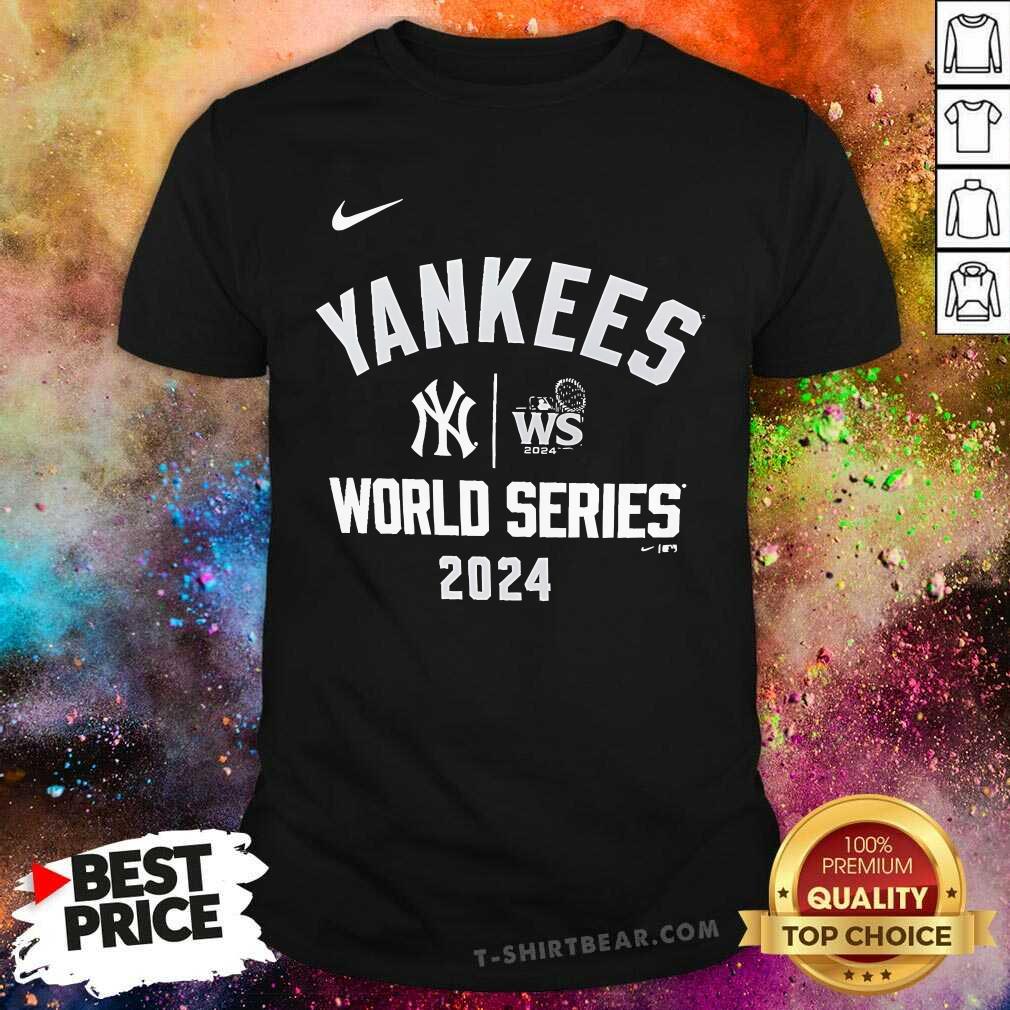 Funny New York Yankees Nike 2024 World Series Arched Lockup T-Shirt