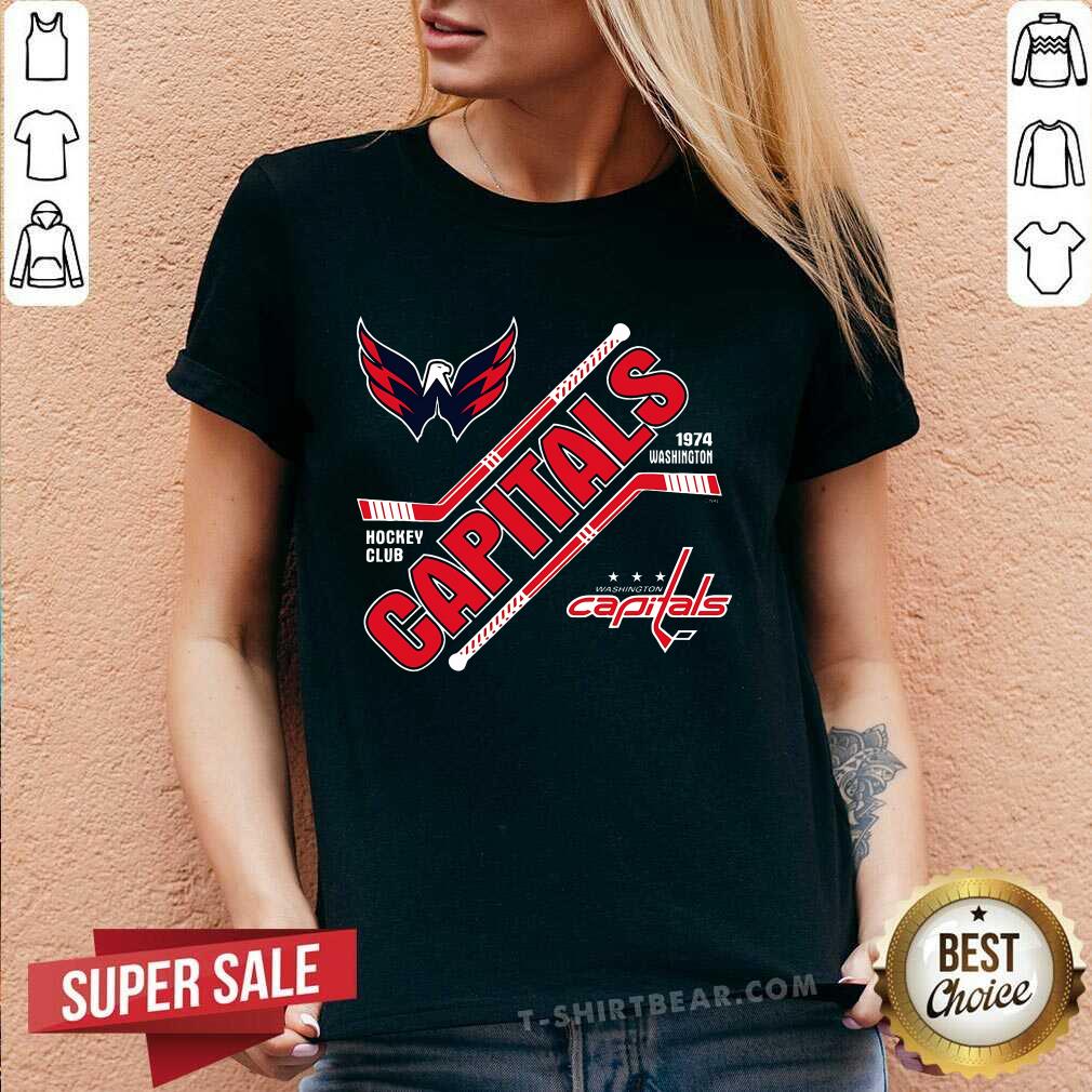 Funny Washington Capitals Force Black V-neck
