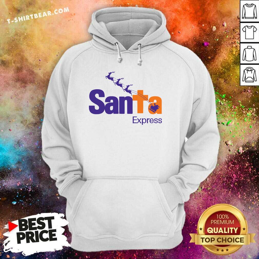 Funny Xmas Santa Express Christmas Hoodie