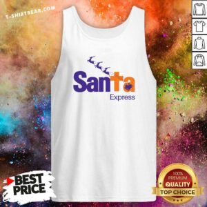 Funny Xmas Santa Express Christmas Tank-top