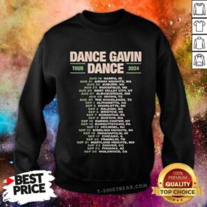Good Dance Gavin Dance Strawberry Blossom Tour 2024 Concert Sweatshirt