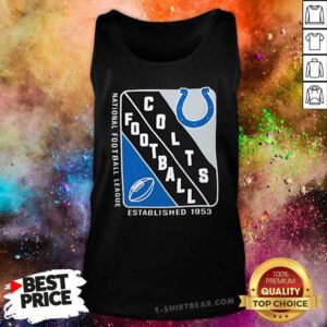 Hot Indianapolis Colts Starter Shield Logo Tank-top