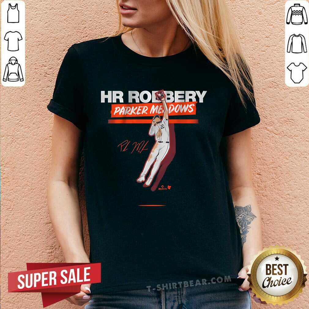 Hot Parker Meadows HR Robbery V-neck
