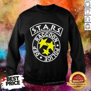 Hot Stars Raccoon Police Department Sweatshirt