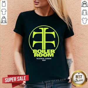 Hot Teletech X Boiler Room London 2024 V-neck