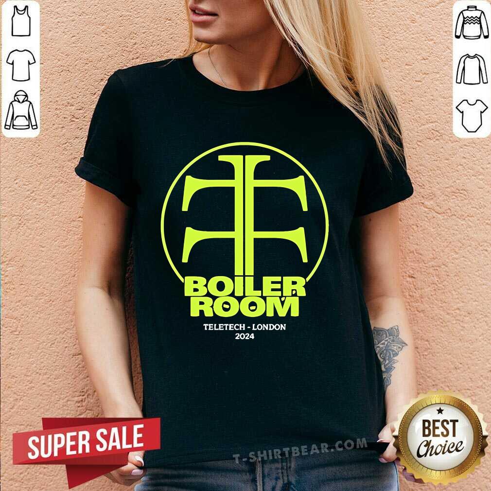 Hot Teletech X Boiler Room London 2024 V-neck