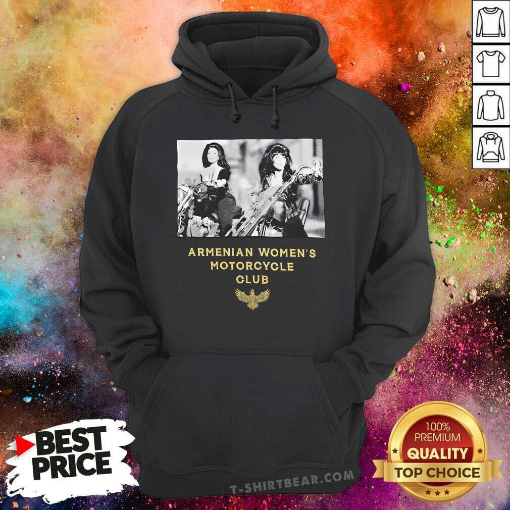 Nice K And Cher Armenian Women's Motorcycle Club Kim Hoodie