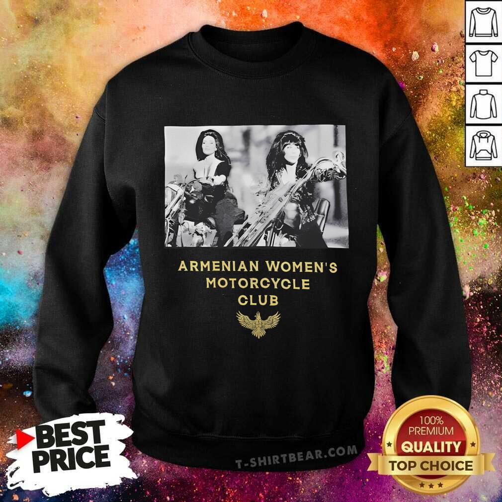 Nice K And Cher Armenian Women's Motorcycle Club Kim Sweatshirt