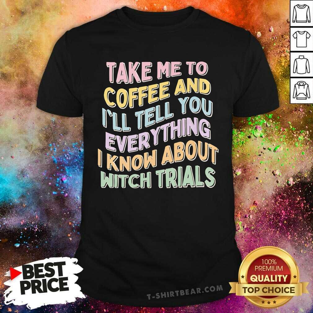Nice Spooky History Coffee And Witches T-Shirt