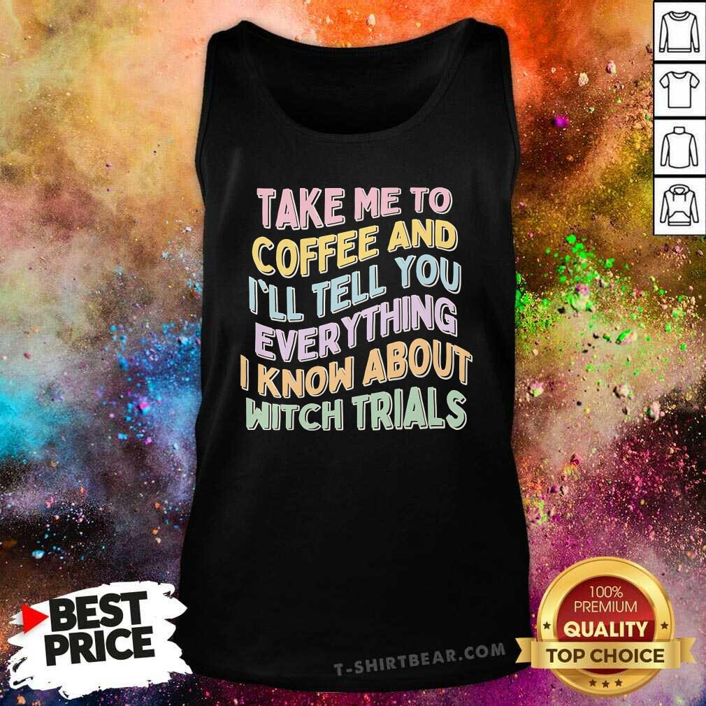 Nice Spooky History Coffee And Witches Tank-top