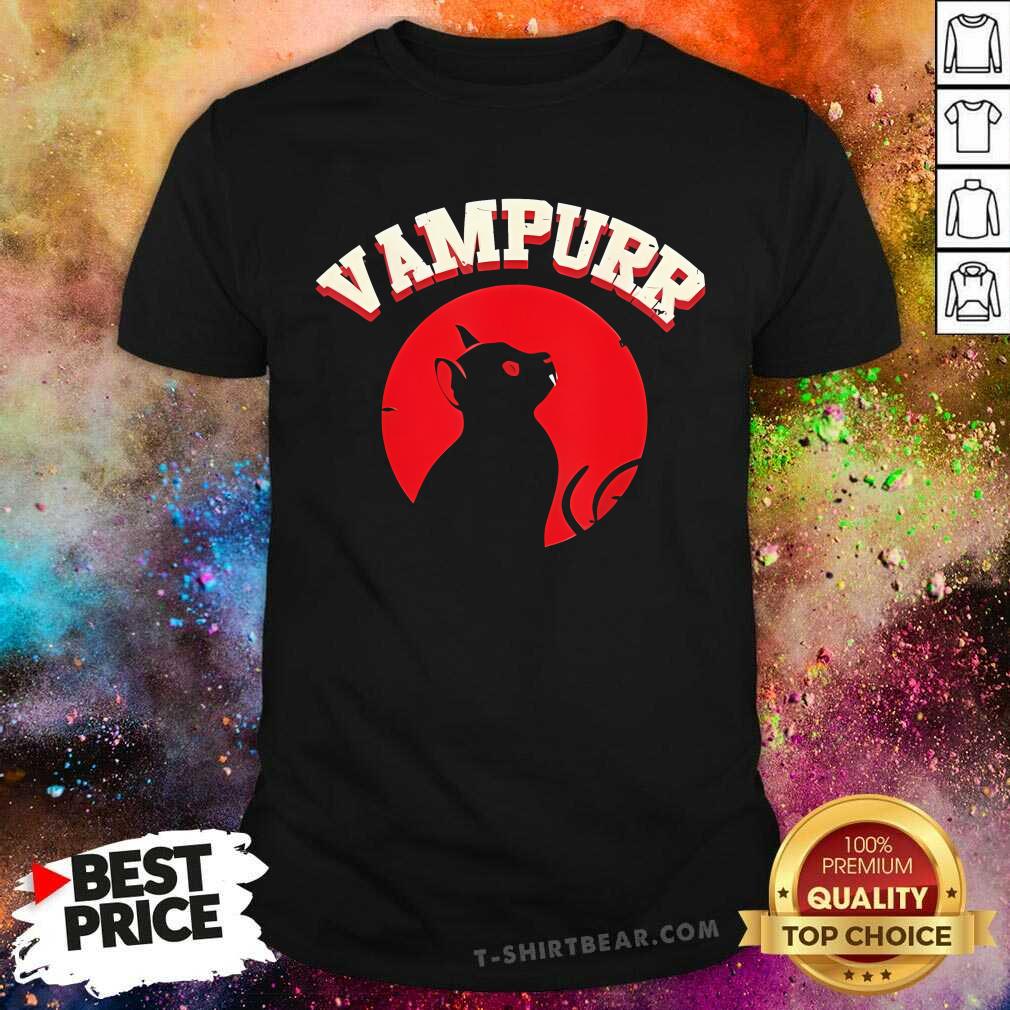 Nice Vampurr Cat Vampire Funny Design Gift Ideas T-Shirt