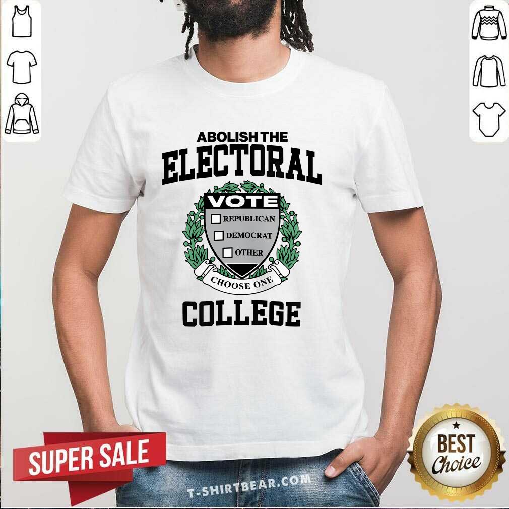 Official Abolish The Electoral Vote Republican Democrat T-Shirt