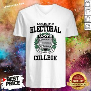 Official Abolish The Electoral Vote Republican Democrat V-neck
