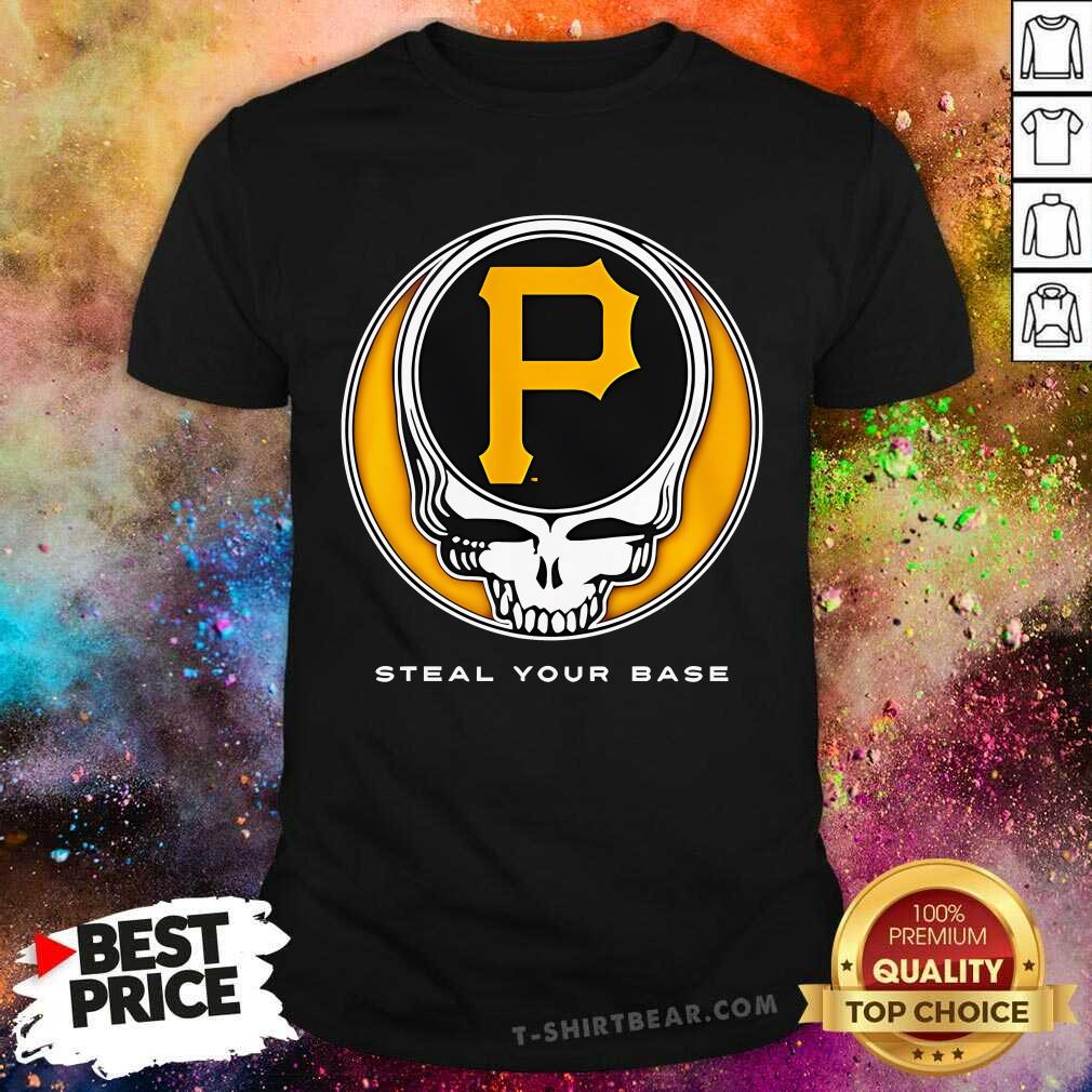 Official Pittsburgh Pirates Grateful Dead Steal Your Base T-Shirt