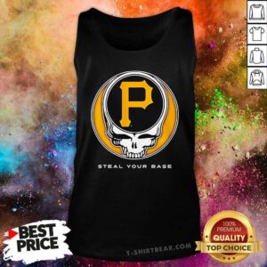 Official Pittsburgh Pirates Grateful Dead Steal Your Base Tank-top