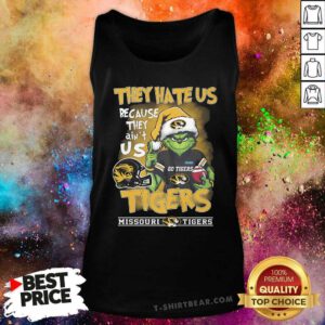 Official The Grinch They Hate Us Because They Ain't Us Missouri Tigers Tank-top