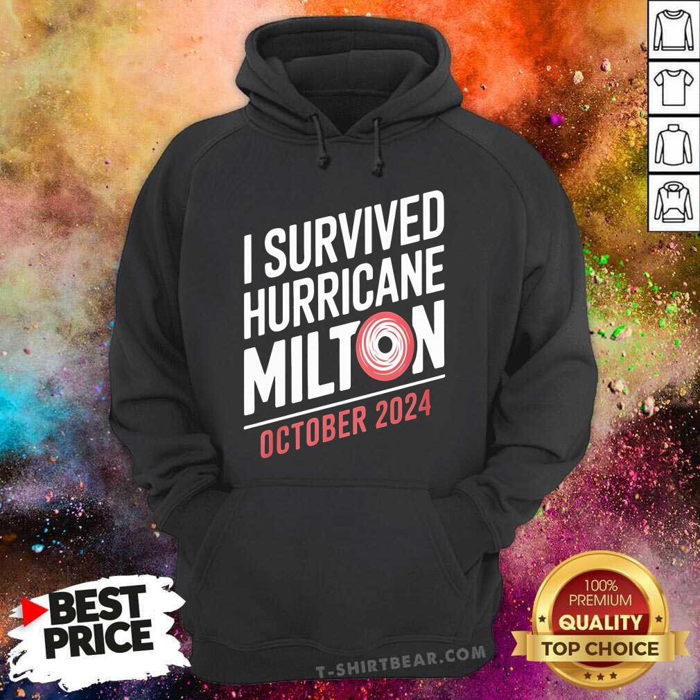 Official United State I Survived Hurricane Milton October 2024 Hoodie