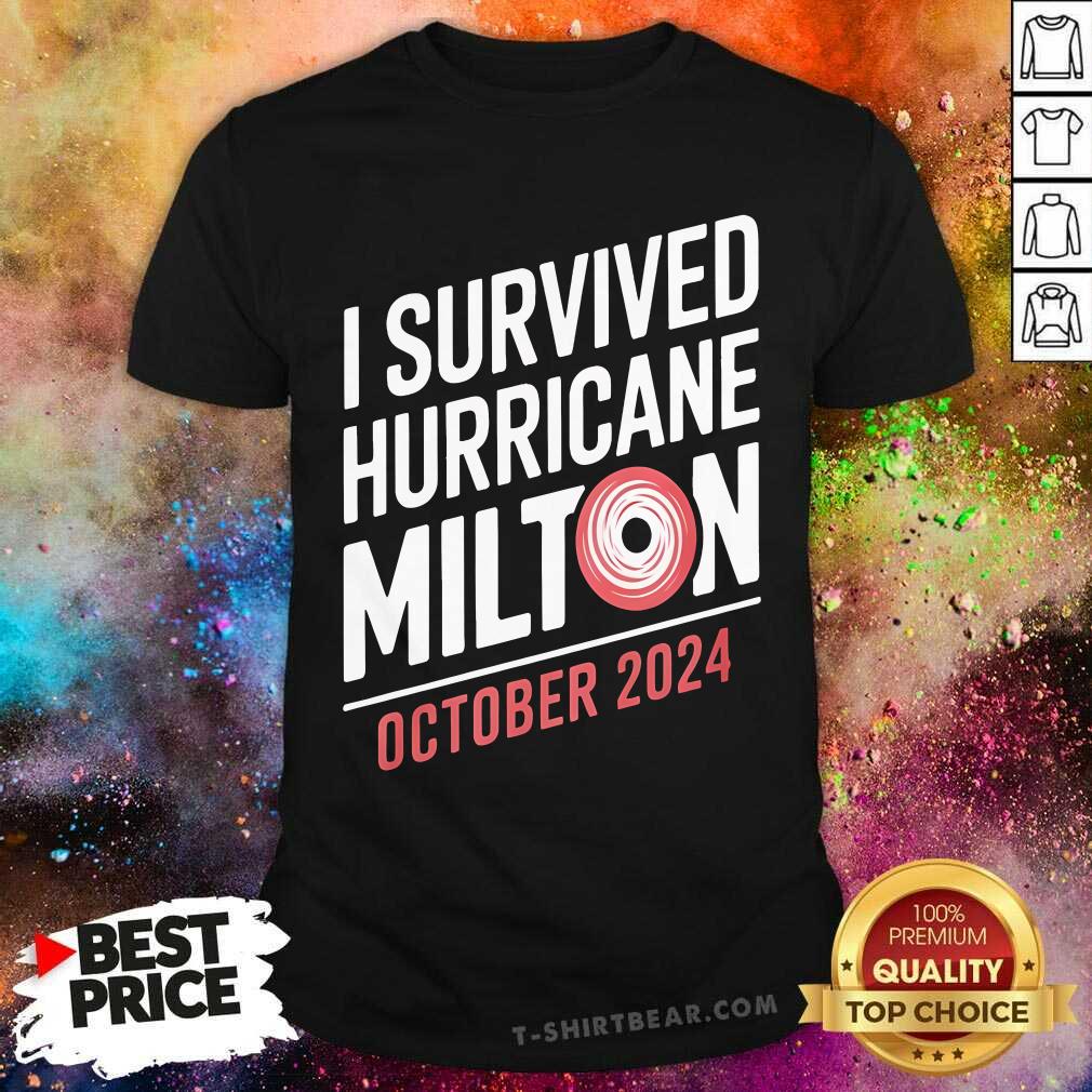 Official United State I Survived Hurricane Milton October 2024 T-Shirt