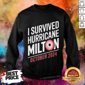 Official United State I Survived Hurricane Milton October 2024 Sweatshirt