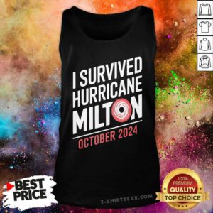 Official United State I Survived Hurricane Milton October 2024 Tank-top