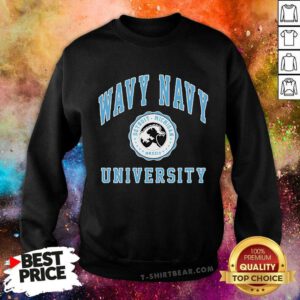 Official Wavy Navy University Sweatshirt