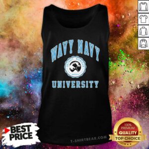 Official Wavy Navy University Tank-top