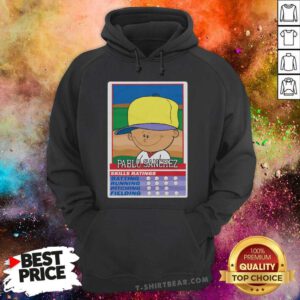 Original Backyard Baseball Pablo Sanchez Baseball Card Hoodie