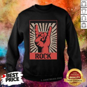 Original Rock Concert Band Poster 70s 80s Retro Music Sweatshirt