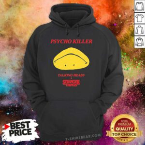 Original Stranger Things X Talking Heads Psycho Killer Hoodie
