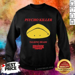 Original Stranger Things X Talking Heads Psycho Killer Sweatshirt