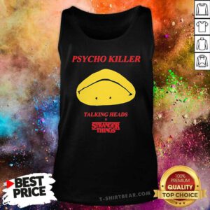 Original Stranger Things X Talking Heads Psycho Killer Tank-top