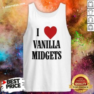 Premium I Love Vanilla Midgets Tank-top