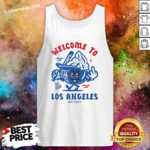Premium Welcome To Los Angeles Dodgers Soda Sports Est 1958 Tank-top